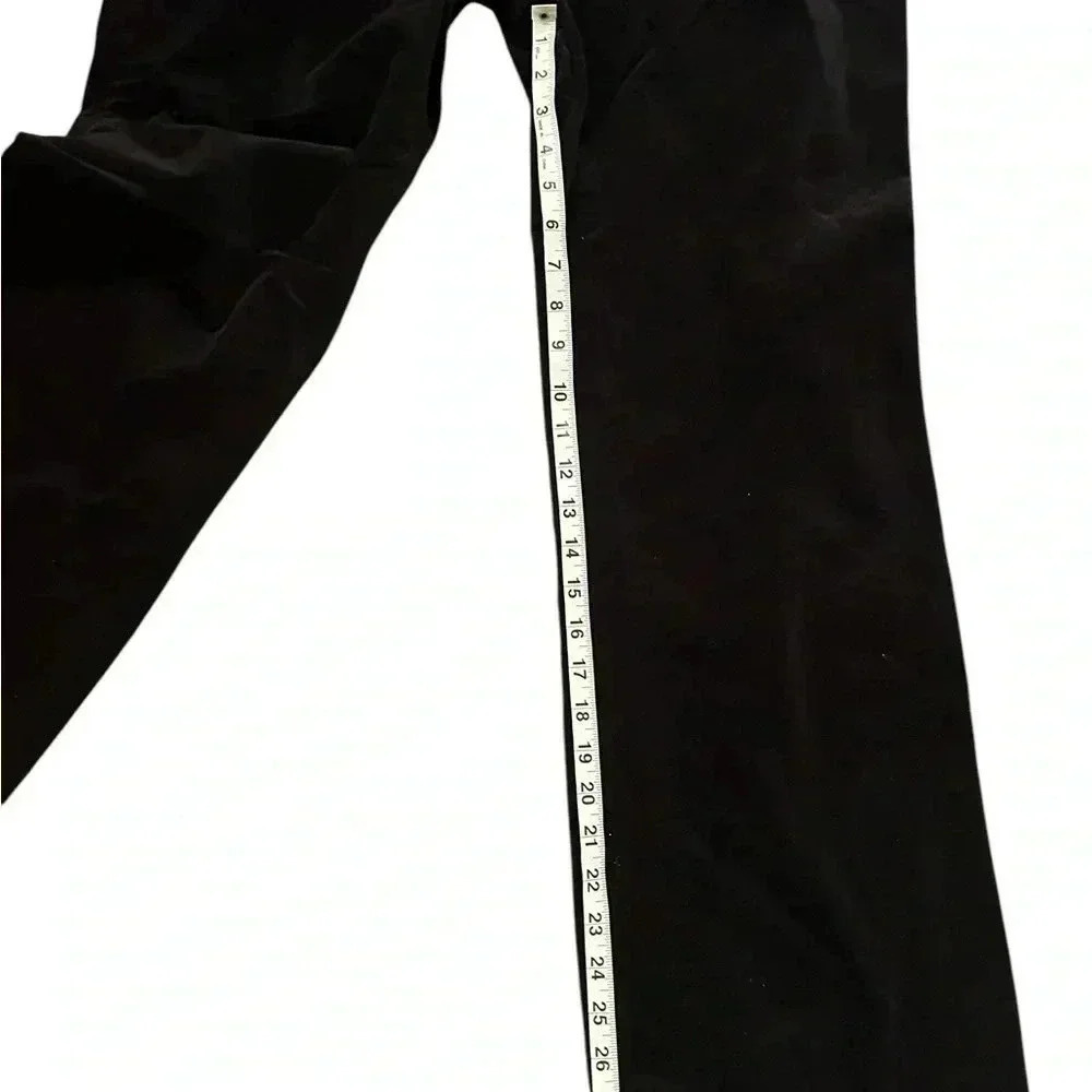 Loft Black Velvet Dress Pants - Picture 10 of 11